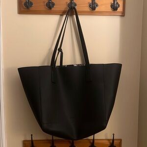 Tommy Bahama Black Work tote - snake skin print inside!